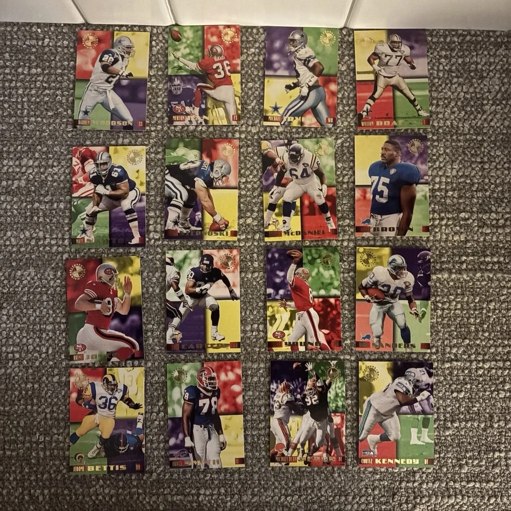 1995 Topps Stadium Club Members Only Football Card Set‎ in Box 1-50 Sh1